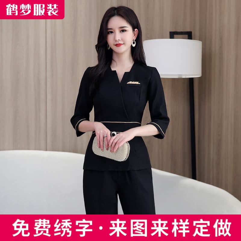 Beauty salon uniforms, beautician uniforms, technician uniforms, professional women's foot bath clothing, massage attire