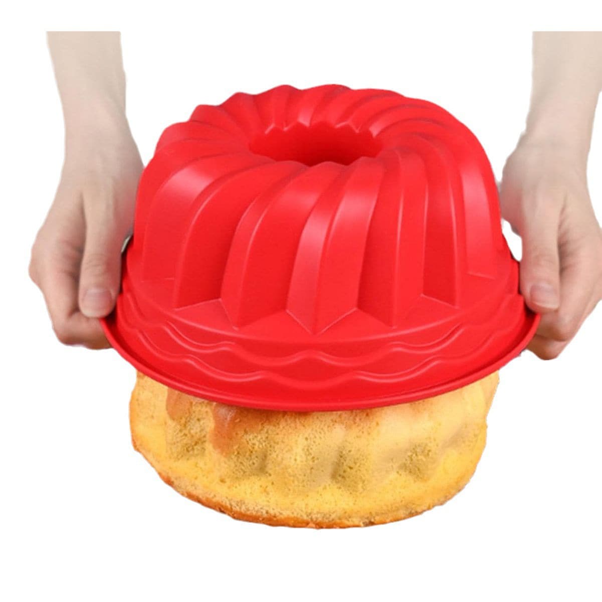 DIY Silicone Cake Mold Food-Grade Double-Ear Multi-Style Silicone Loaf Pan Chiffon Bread Dough Baking Mold