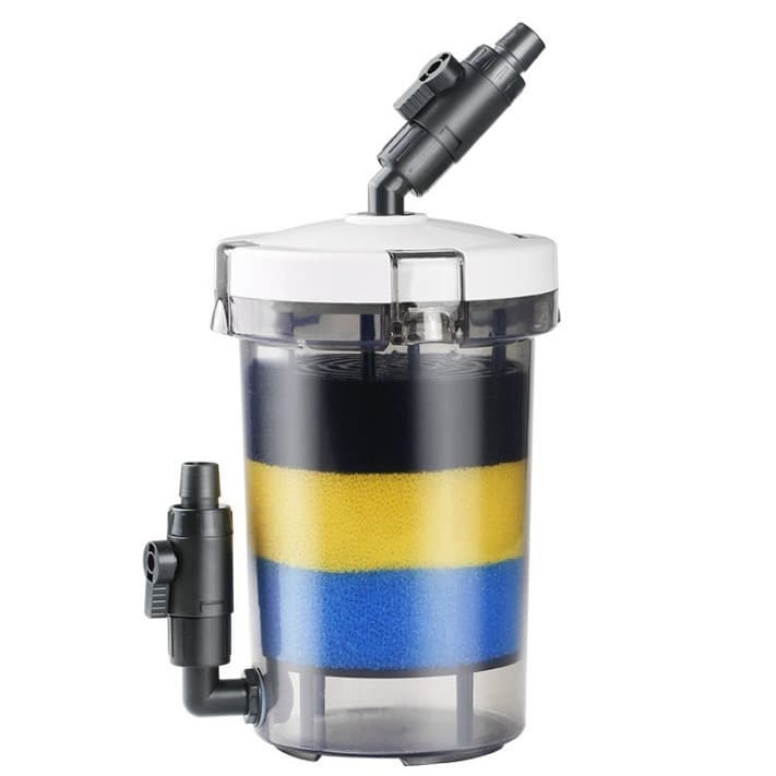 Mini Aquarium Fish Tank External Filter Bucket Transparent Pre-filter EW LW-602/604/603B
