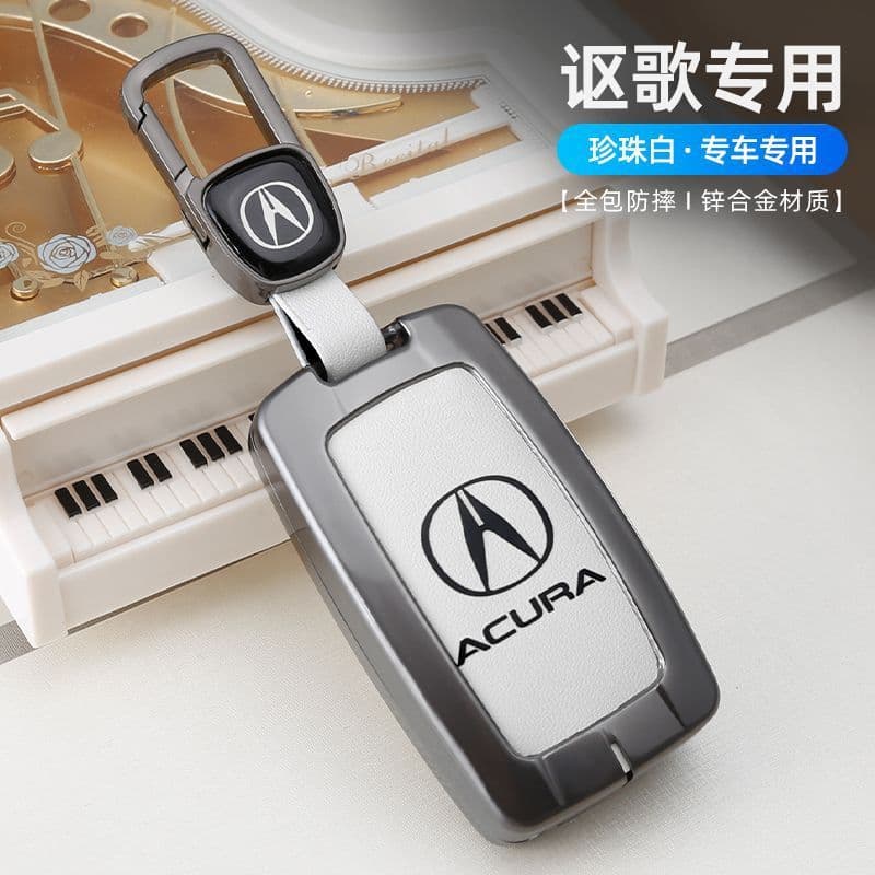 Premium Acura RDX Key Case Cover for CDX MDX NSX TLX Car Key Chain Holder Shell High-End Men Women