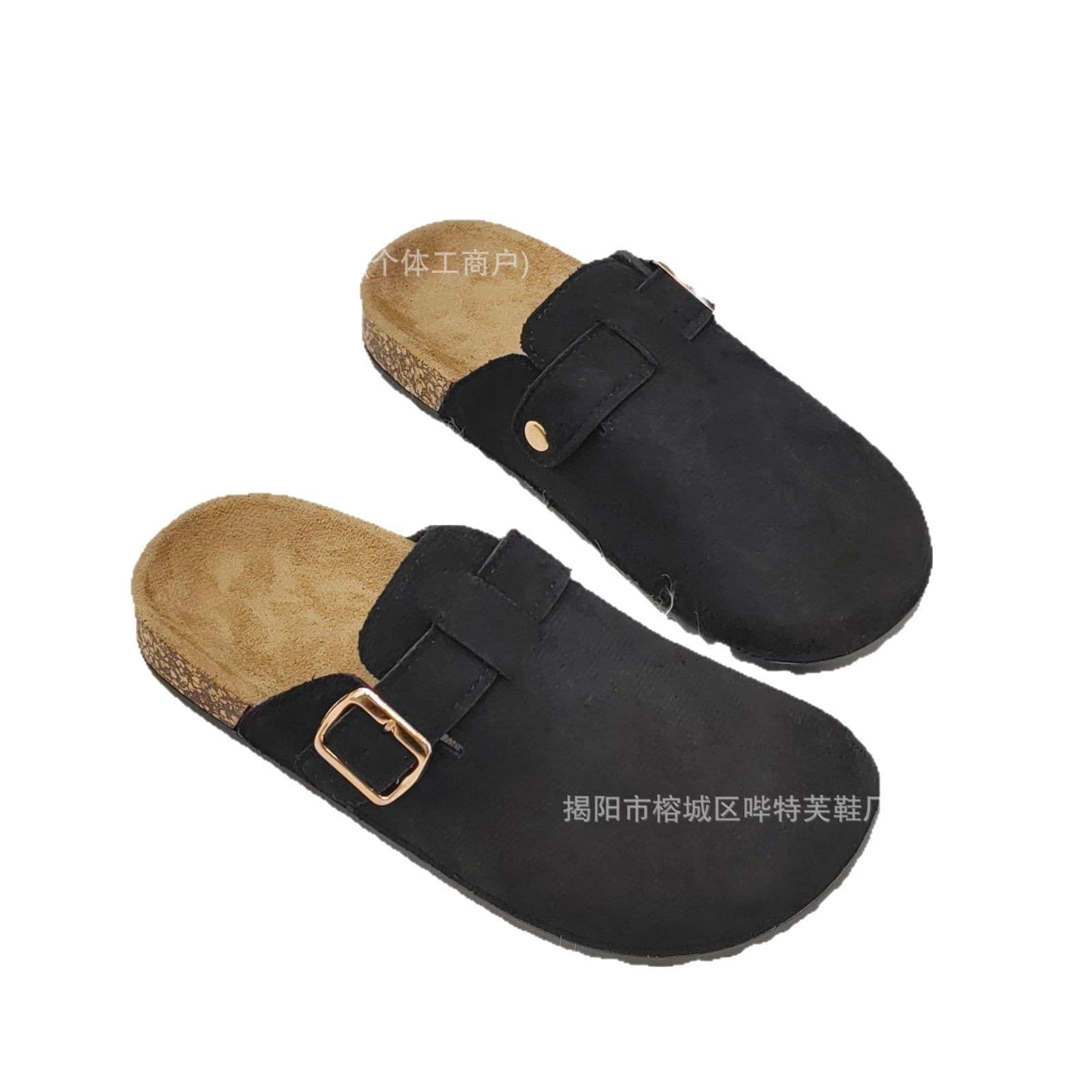 Cross-border Birkenstock Roman toe slippers for men and women, large sizes, border trade stock, TEMU bestseller flat sandals