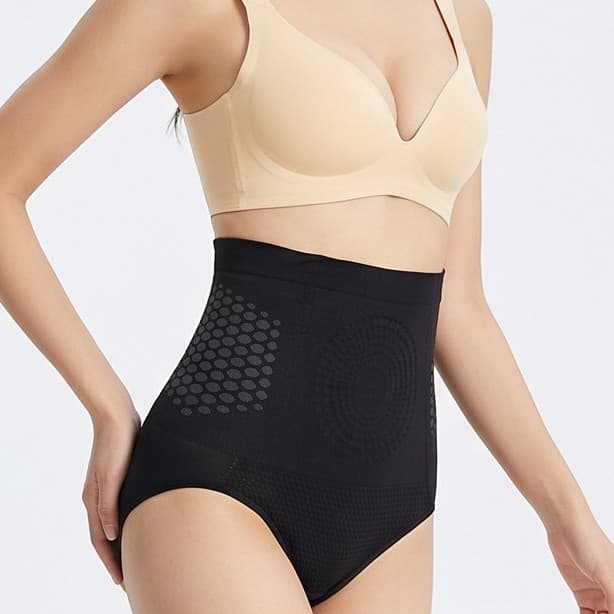 Cross-border Hot Selling Seamless High-Waist Shapewear Tummy Control Butt Lifting Pants Women Breathable Honeycomb Design Postpartum Waist Trainer Underwear