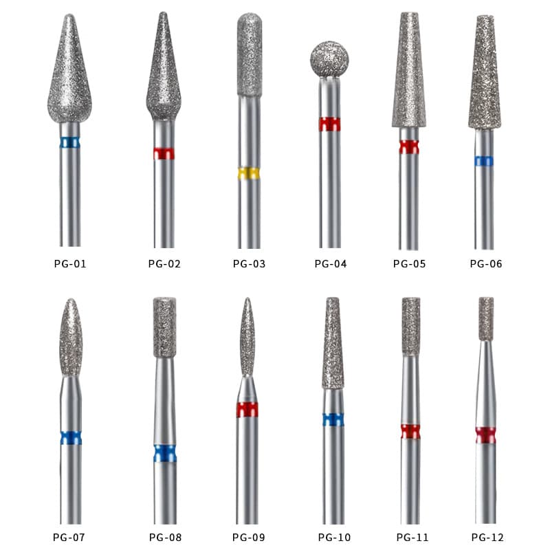 Cross-Border Nail Art Diamond Burr Russian Pre-Processing Cuticle Remover Pocket Cleaner Nail Art Diamond Sand