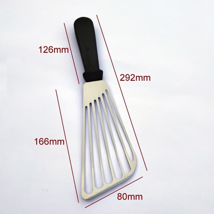 Stainless Steel Fish Turner Oil-Draining Slotted Spatula Teppanyaki Spatula Eel Spatula Oyster Frying Spatula Stir-Fry Spatula Pancake Spatula BBQ Grill Spatula