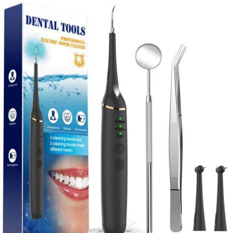 Popular cross-border e-commerce products: Home electric dental floss kits for removing plaque and tartar, oral care, whitening, and rinsing teeth.