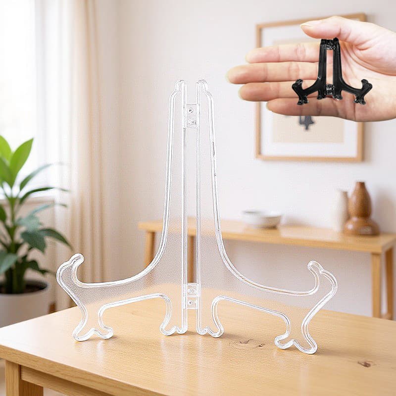 Display stand bracket plastic display tray holder photo frame craft Pu-erh tea cake stand ceramic plate display base