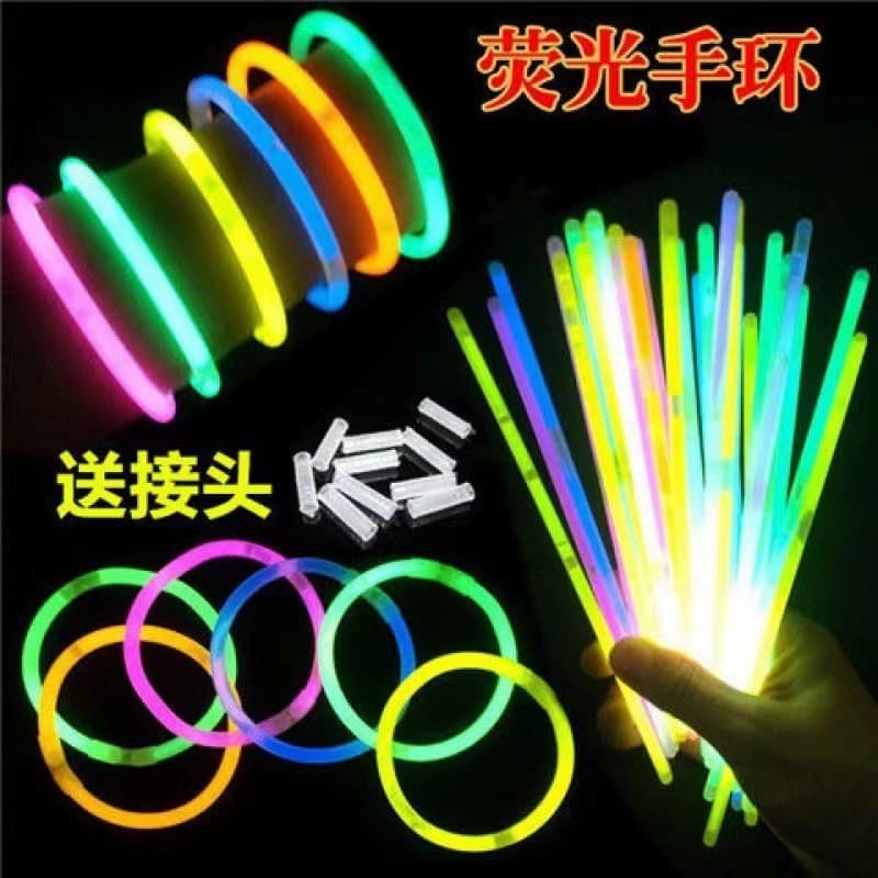 Christmas glow sticks, children's glowing toy bracelets, party atmosphere props, and wholesale handheld cheering sticks for concerts.