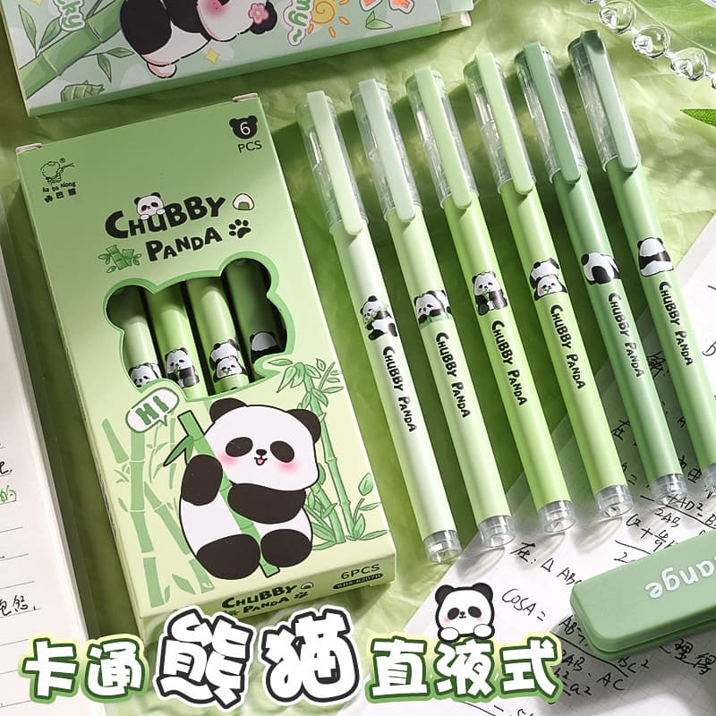 Student exam quick-drying straight liquid ball pen neutral brush question pen 0.5 black pen refill smooth water pen stationery
