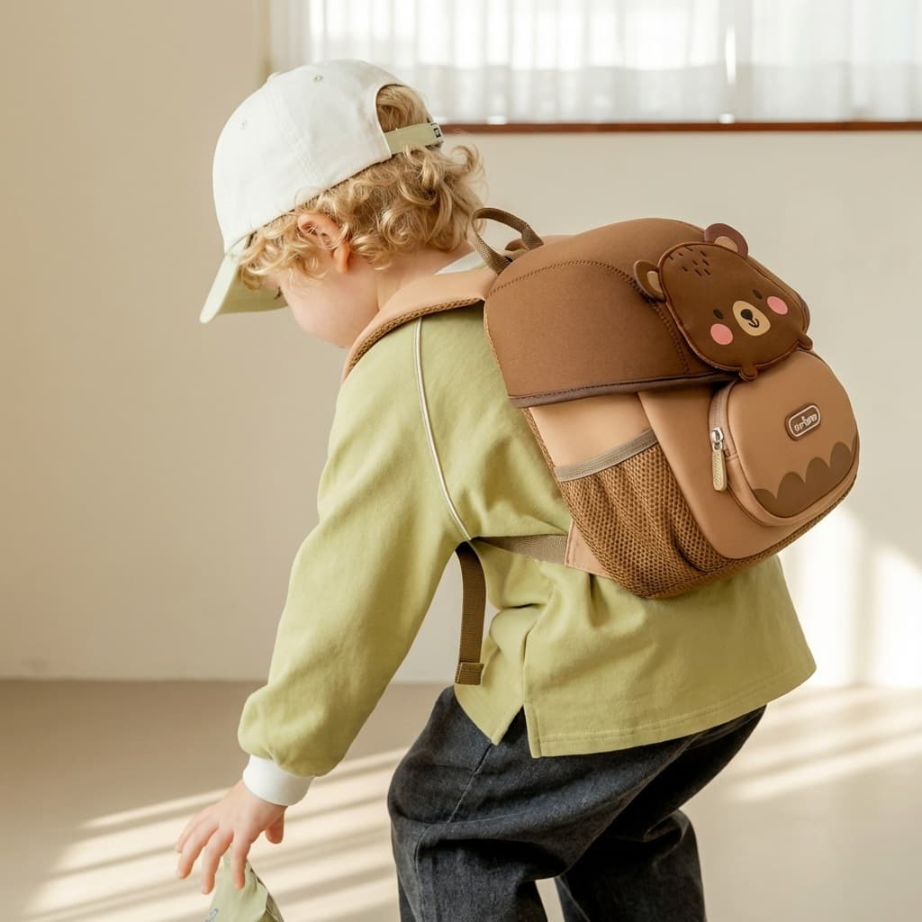 Kindergarten Cartoon School Bag 4-6 Years Old Cute Girls Children's Fashion High-Looking Backpacks Upper Class Baby Backpacks