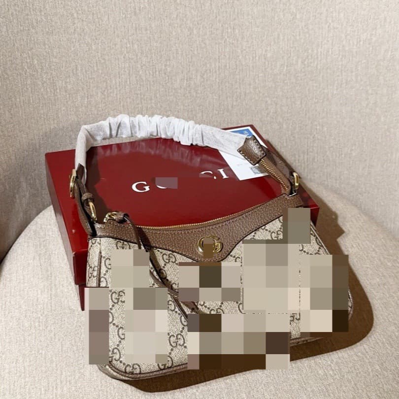 New Gucci hobo mahjong bag handbag single shoulder armpit bag handbag presbyopia ladies bag commuting exquisite