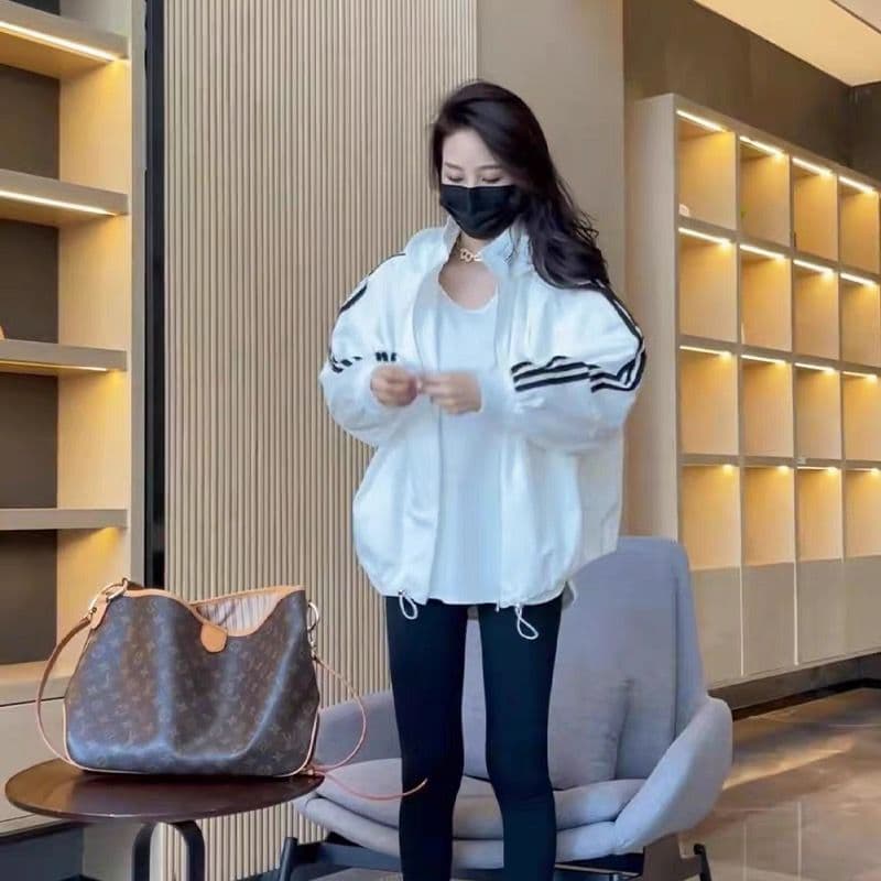 Sun Protection Jacket Casual Coat Women Korean Style Summer Loose Slim Baseball Jacket Sports Jacket Trendy Outerwear Top