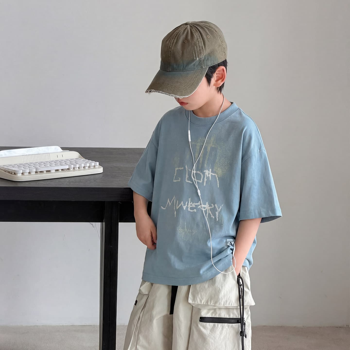 Children's Boys Short Sleeve T-Shirt Summer 2026 New Style Mid-Large Kids Top Summer Casual Half Sleeve Boy Fashion 7