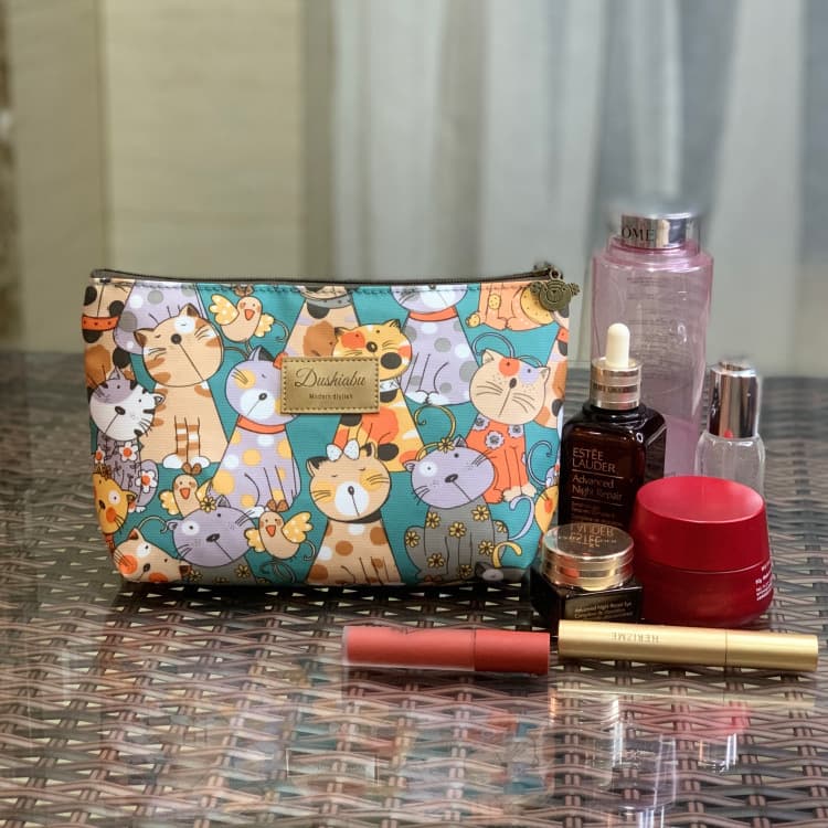 New Korean Style Waterproof Large Capacity Cosmetic Bag Toiletry Bag Storage Pouch Phone Bag Coin Purse