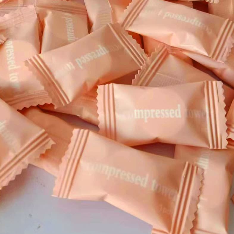 Compressed Towels English Packaging Bulk Wholesale Factory Hotel Travel Portable Makeup Remover Facial Cleansing Cloths Disposable Face Towels