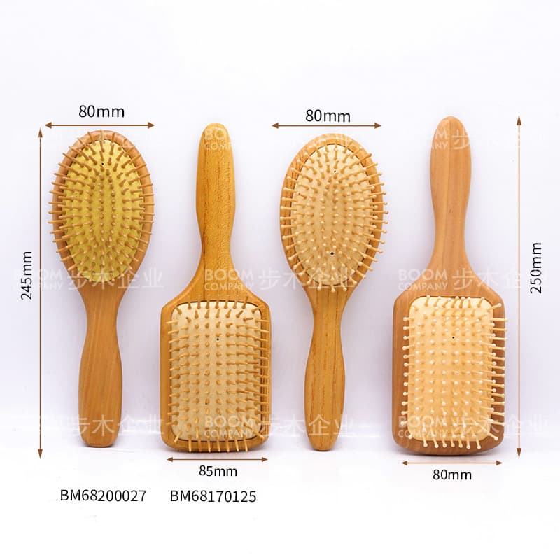 Hairdressing Wooden Comb Set Air Cushion Comb Hair Brush Smooth Hair Oak Large Board Head Massage Cleaning Convenient Customized Home