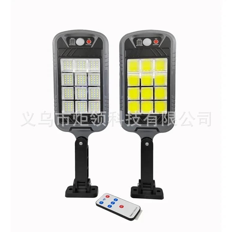 Cross-border Outdoor Solar Small Street Light Remote Control Human Induction Garden Light Home Wall Light Waterproof Garden Light