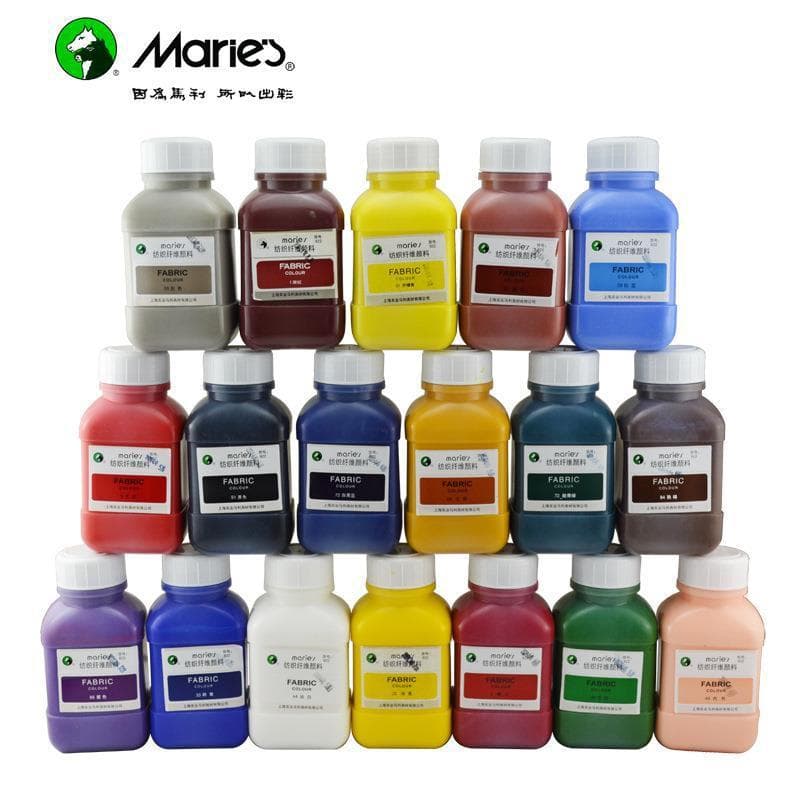 Marley 822 textile fiber 500ml acrylic waterproof pigment hand-painted clothes T-shirt dye special art supplies