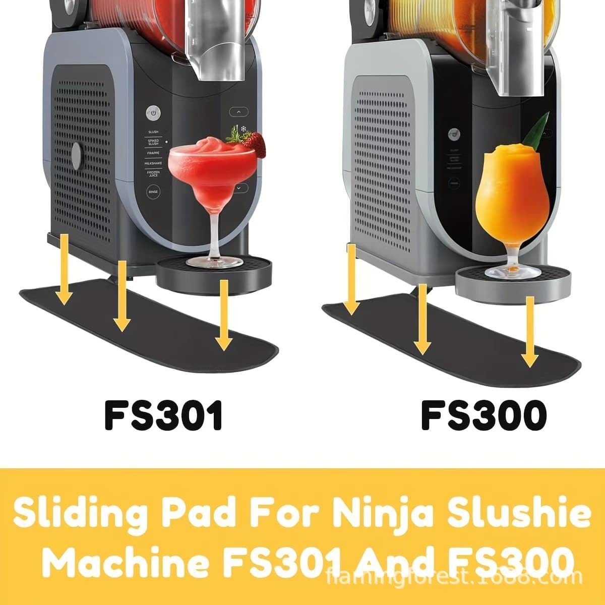 TEMU Ninja Smoothie Blender FS301/FS300 Sliding Pad - Non-Slip Base, Compatible with FS301/FS300