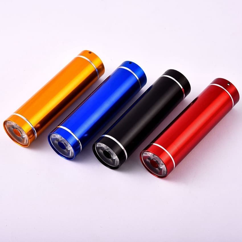 Spot wholesale 203 mini LED flashlight single lamp gift flashlight aluminum alloy household flashlight with logo printing