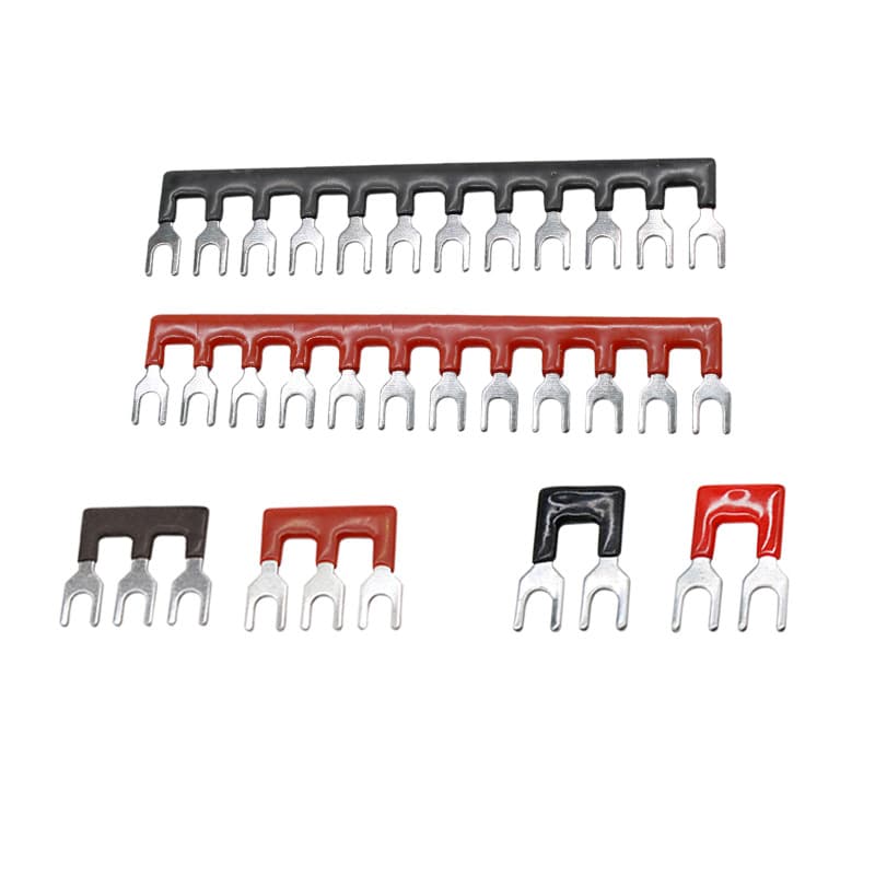 TB/TBR-10/TD Terminal Block Shorting Tab TB-1508 Connecting Strip Jumper Bar Shorting Edge 15A