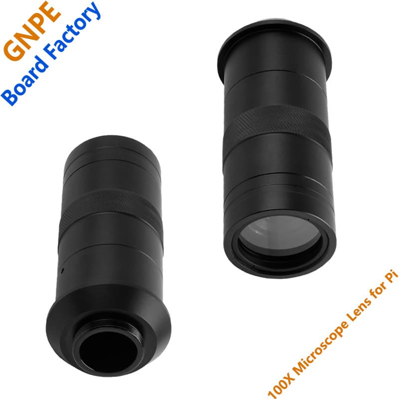 Raspberry Pi 100x Magnification Industrial Microscope Lens Compatible with Raspberry Pi HQ Camera