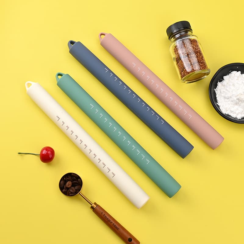 Rolling pin, silicone rolling pin, baking tool, silicone rolling pin, rolling pin, pressing pin, large and small rollers for kneading dough