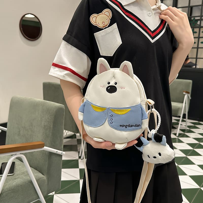 Cute Cartoon Bear Cross-Body Bag for Girls New Travel Lightweight Small Bag for Kids and Girls Shopping and Outing Casual Bag