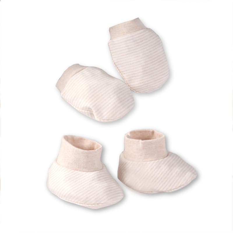 Pure Cotton Baby Gloves and Socks Anti-Scratch Face Mittens and Foot Covers for Newborns Comfortable Soft Material Baby Supplies