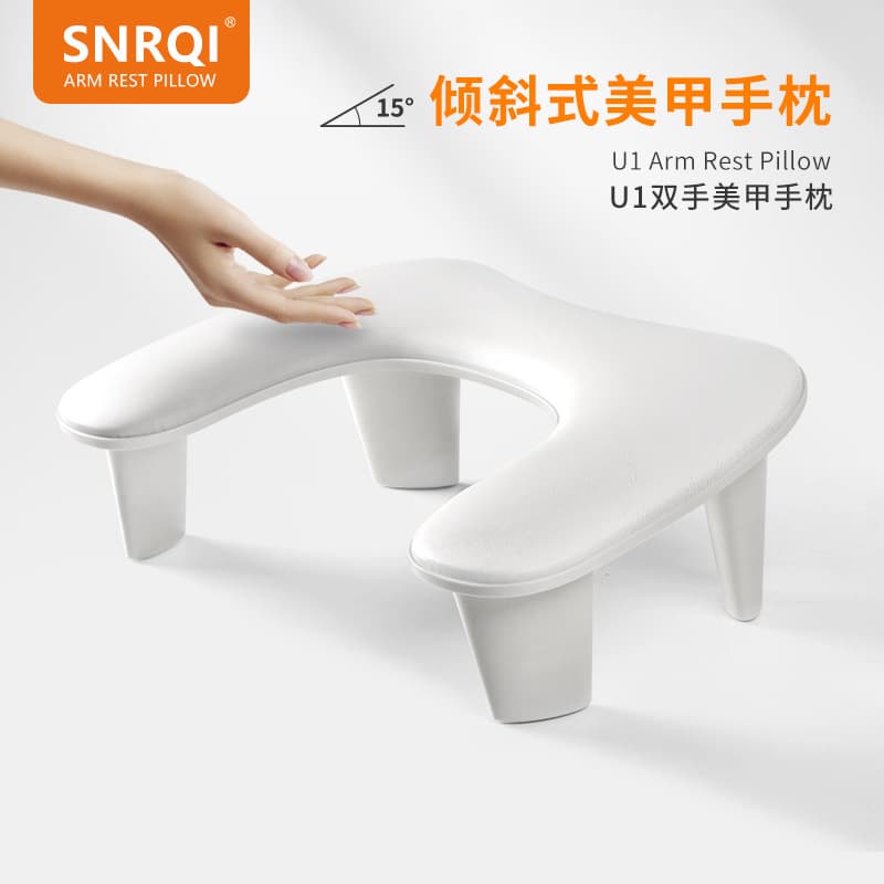 New Russian style light luxury PU manicure tools hand pillow to relieve fatigue tilt soft pillow cushion nail salon exclusive wholesale