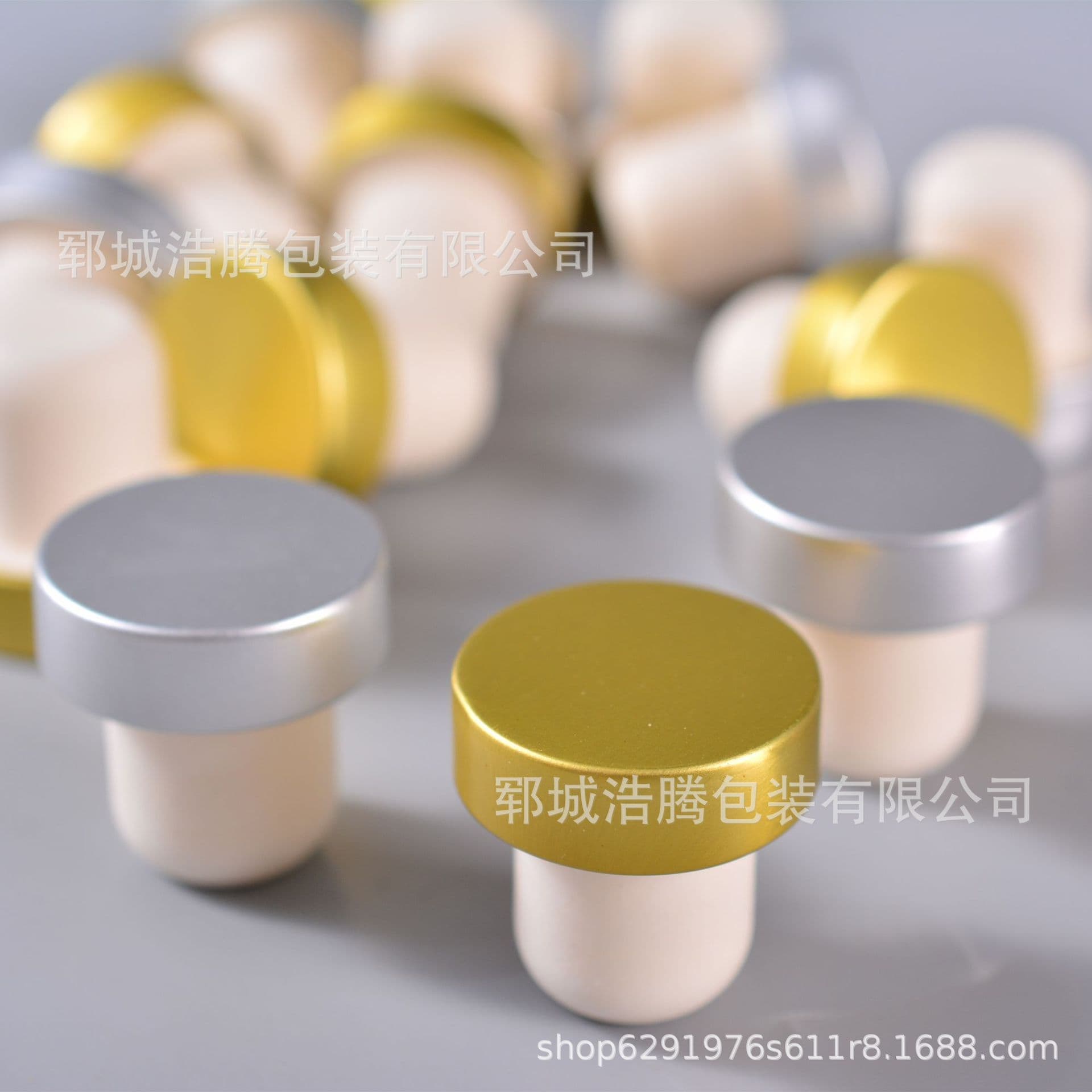 Polymer Cork For Wine Grape Wine Bottle Cap Electrolytic Aluminum Seal Export Perfume Bottle Seal Fruit