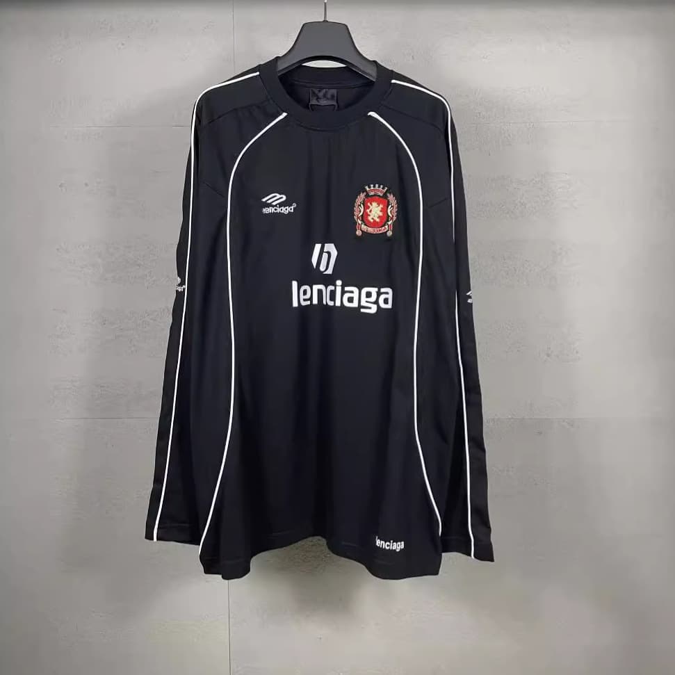Paris High Version 2026 New B United Football Sportswear LOGO Embroidery Print Long Sleeve T-Shirt