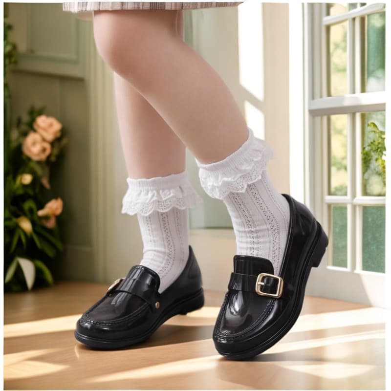 Two children's crystal shoes girls new summer fashion single buckle outdoor wear non-slip children's toe shoes cross-border wholesale
