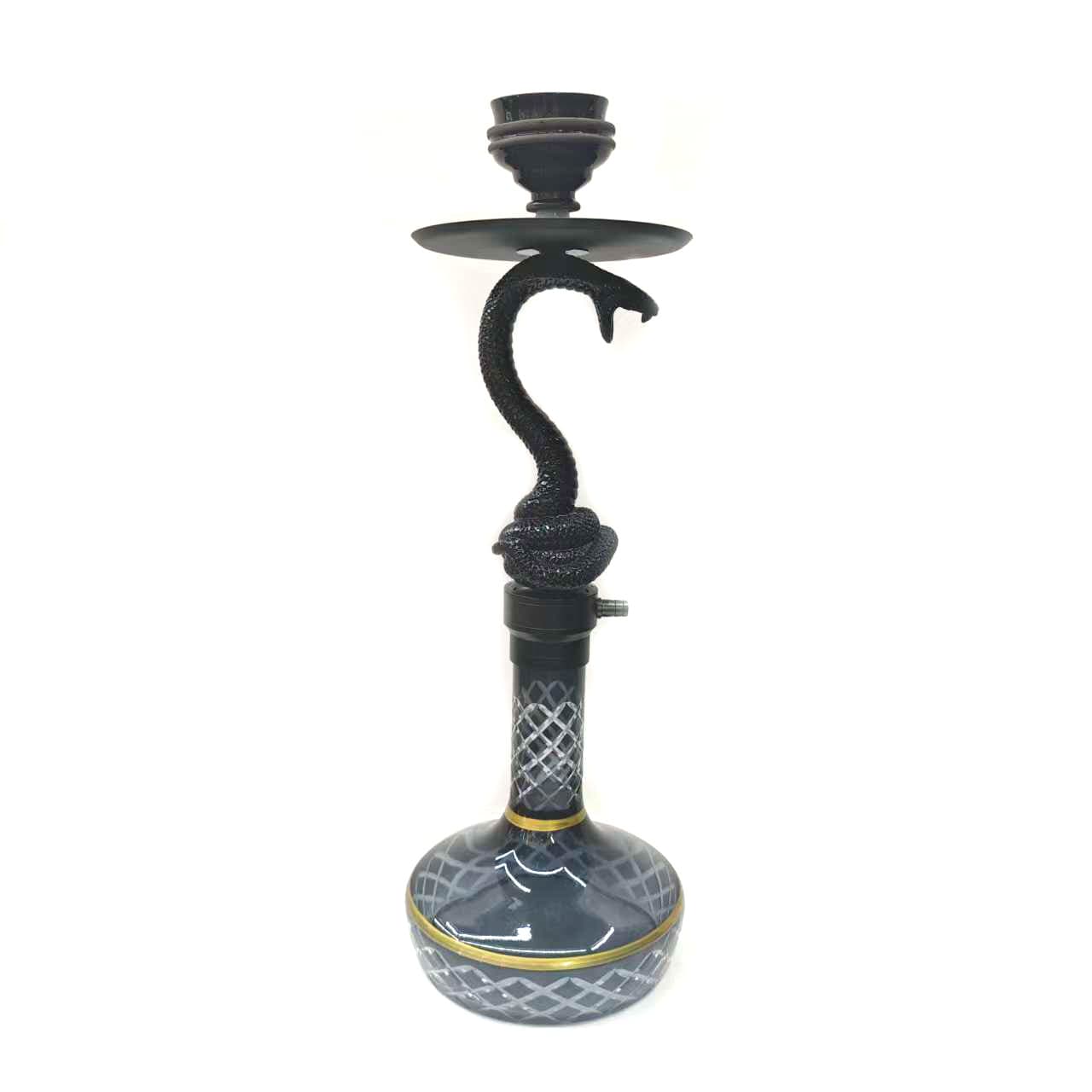 Cross-Border Factory Source Middle Eastern Arabic Water Pipe Craft Resin Small Elbow Snake Buckle Bottle Mouth Hookah