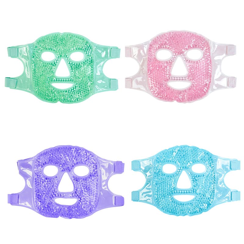 Gel Cold Compress Mask Hot and Cold Therapy Mask Ice Pack Bead Cooling Eye Mask