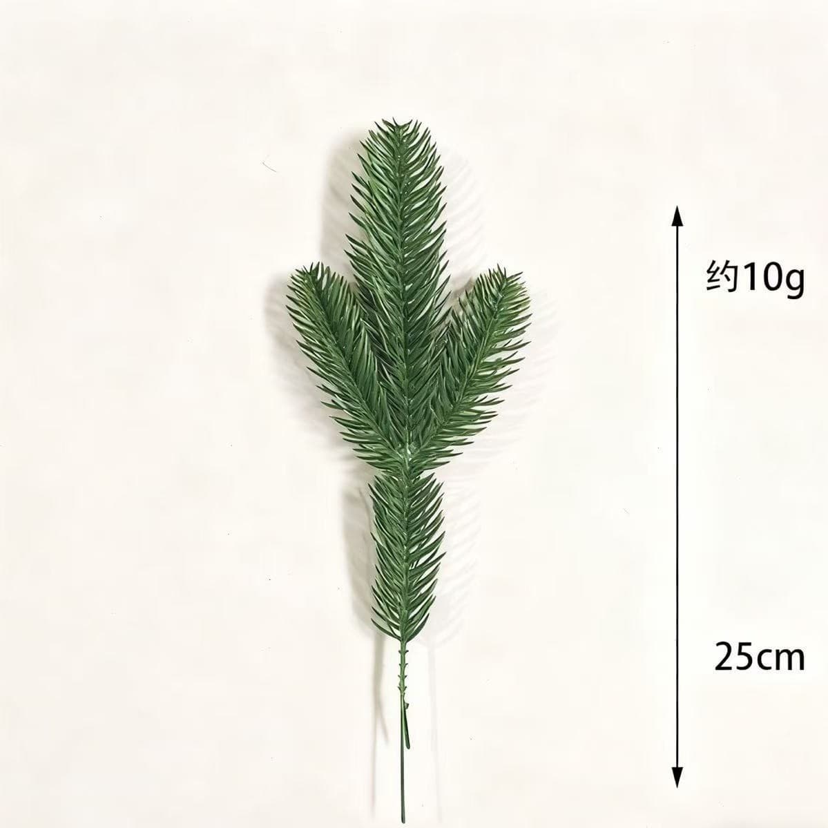 Artificial pine branches, Christmas decorations, pine needles, various sizes of floral materials, Christmas tree arrangements, fake tree branch ornaments