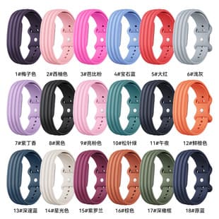 Compatible with Google Fitbit Air Silicone Band Butterfly Buckle Strap for Google Watch
