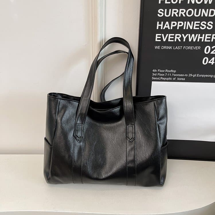 New Fashion Korean Style Versatile Large Capacity Casual Tote Bag for Women, Handbag Shoulder Bag