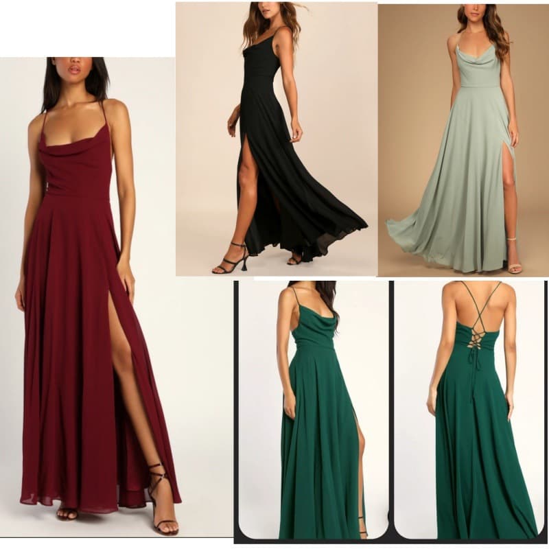 2024 Summer European and American Amazon Cross-border Trade Halter Backless Tie Dress Slim Light Luxury Sexy Long Dress