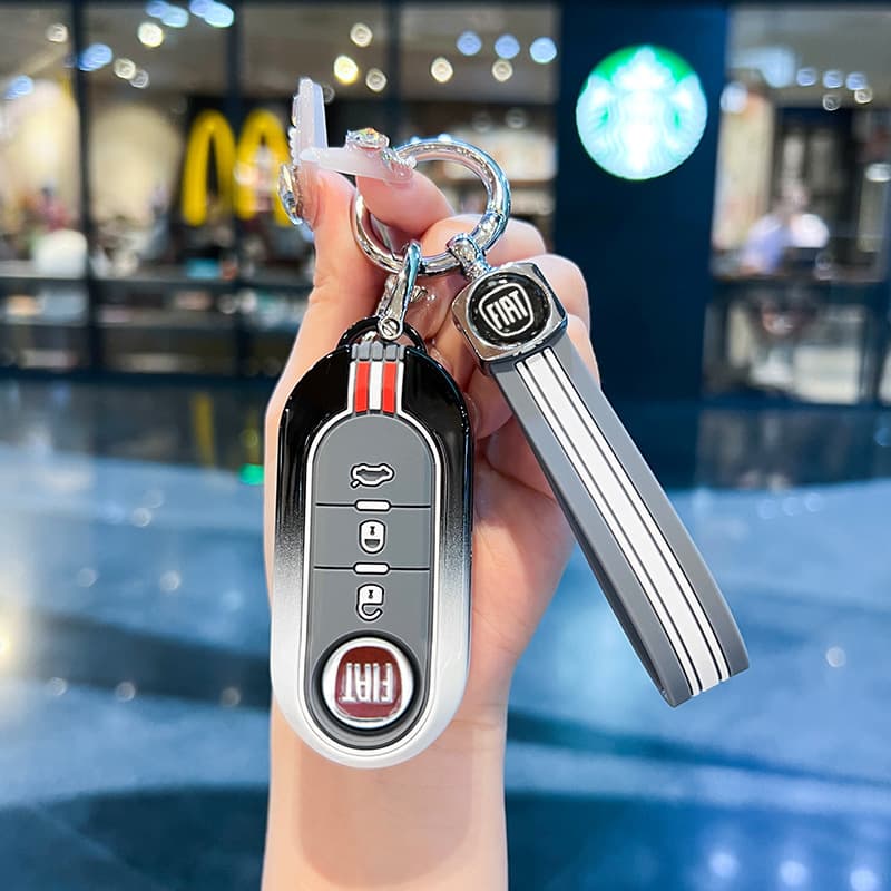 Fiat 500 Key Case Cover for Bravo Iveco Ousheng High-Grade Metal Remote Protective Shell
