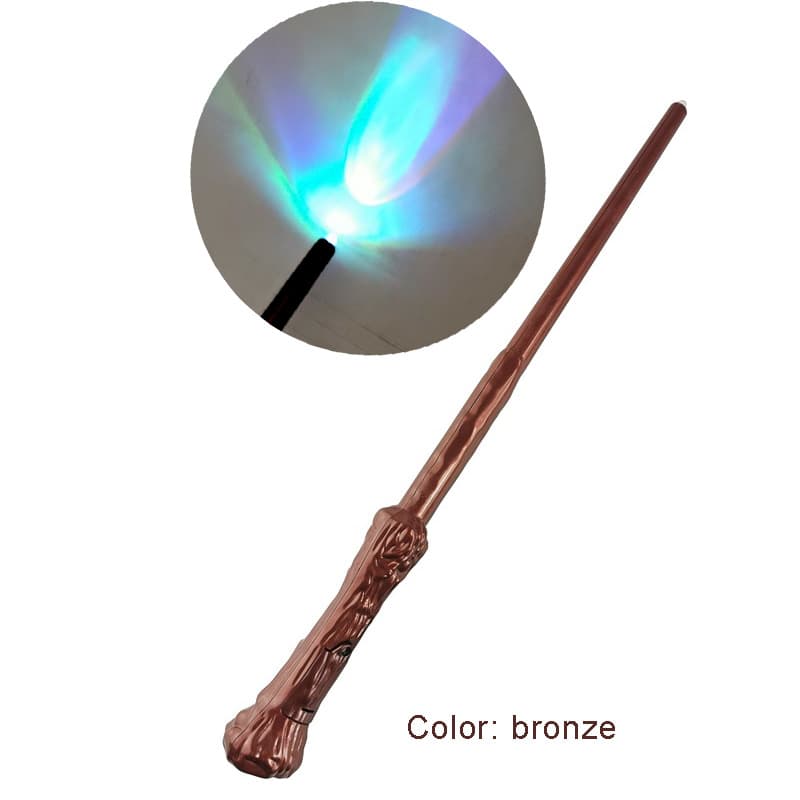 Cross-Border Rainbow Light Magic Wand for Kids, Glowing Wizard Scepter with Sound and Light Effects, Role-Play Prop