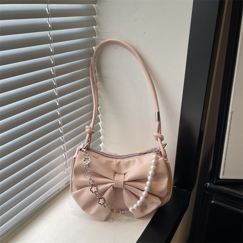 Summer New Niche Fashion Shoulder Bag Women's Bag 2026 Trending Underarm Bag Minimalist Casual Handbag