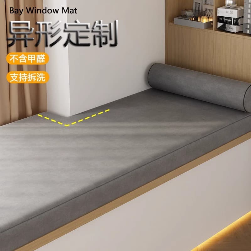 Bay window pad, windowsill mat, premium feel bedroom and balcony cushion, all-season versatile, booth tatami seat cushion, custom wholesale.