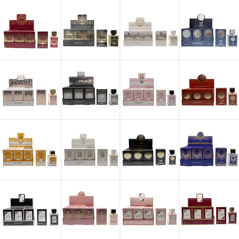 Best-selling Arabian Women's Perfume Samples Long-lasting Floral Spray Fragrance Mini Perfume Set Wholesale
