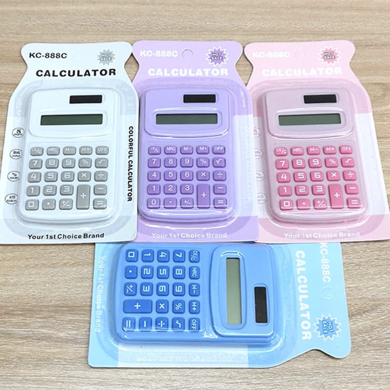 Mini Calculator: Student Computer 888, Cute, High Aesthetics, Cross-Border Scientific Calculator for Elementary Students