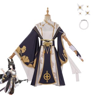 Zenless Zone Zero Cosplay Hoshimi Miyabi Silver Court Flower Letter Cosplay Anime Character C Costume Women's