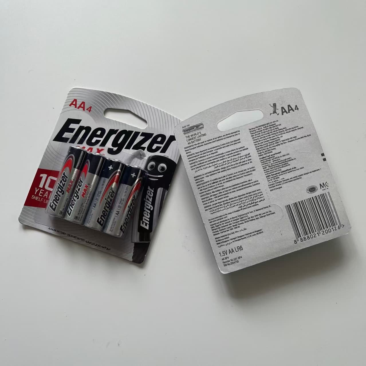 Energizer alkaline AA and AAA batteries, long-lasting, 1.5V high-energy and eco-friendly