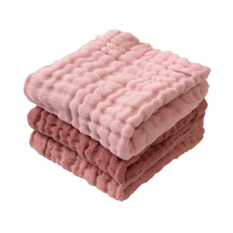 Amazon Six-Layer Gauze Drool Cloths, Instagram Style Pure Cotton Baby Towels, Newborn Spit-Up Cloths, Baby Washcloths for Cross-Border Sales
