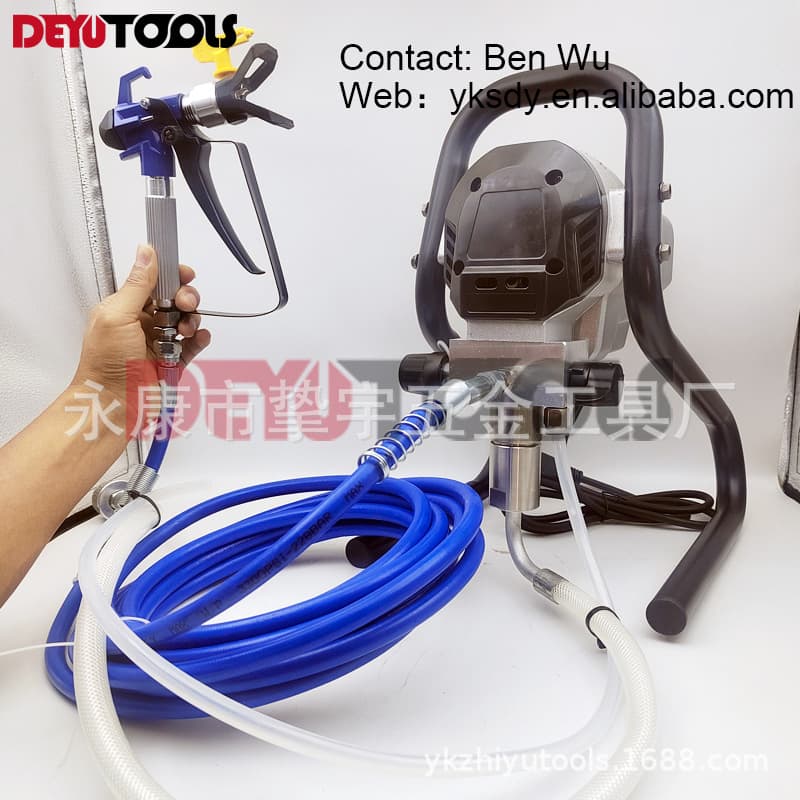 DIY cross-border e-commerce handheld high-power high-pressure airless paint latex paint spray machine small household spray machine