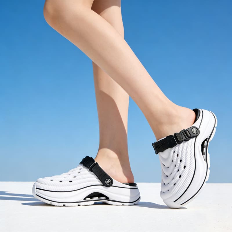 Couples Thick-Soled Clog Sandals Summer Breathable Non-Slip Closed-Toe Slippers Unisex Sports Beach Shoes Wholesale