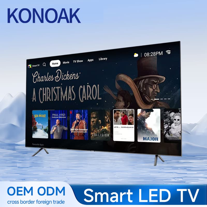 Cross-border Trade HD Home New Model TV 50/55/65/75/85/100-inch LCD TV Factory Wholesale